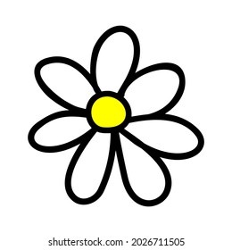 Daisies Streetwear and Edgy Logos, in Yellow and White for Commercial Use