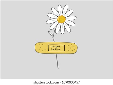 daisy butterflies and daisies positive quote flower design margarita 
mariposa
stationery,mug,t shirt,phone case fashion slogan  style spring summer sticker and etc fashion design Swallowtail 