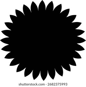 Daisy Chamomile Flower Silhouette Vector