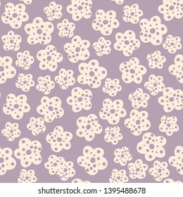 Daisy field. Simple chamomile flowers seamless pattern. Floral print with daisies flowers.Spring design for fabric, textile print, wrapping paper