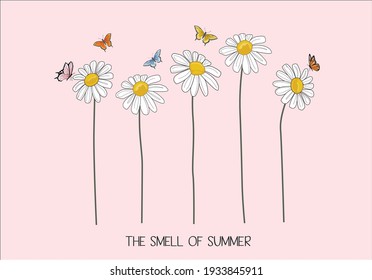 daisy flower apparel, banner, blossom, botanical, chamomile, daisy, dress, embellishment, embroidery, fabric pattern, fashion, feminine, floral, flower, heart, hope, illustration, isolated, letter, le