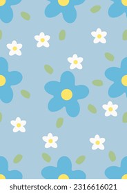 Daisy flower background.Eps 10 vector.