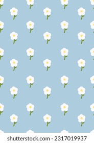 Daisy flower background.Eps 10 vector.