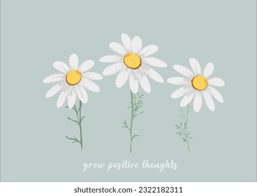 daisy flower hand drawn design hand drawn