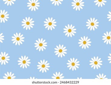 daisy flower hand drawn design vector