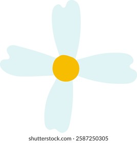 Daisy Flower Head Handdrawn Vector Illustration