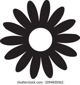 Daisy flower icon symbol beauty