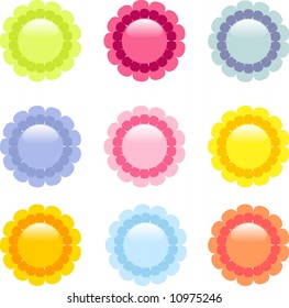 Daisy flower icons
