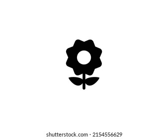 Flor de margarita aislada icono vector realista. Icono de ilustración Daisy blossom