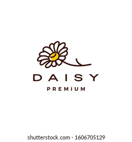 Daisy Flower Logo Vector Icon Illustration