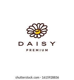 Daisy Flower Logo Vector Icon Illustration	