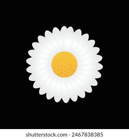 Ilustración del Vector del logotipo de la flor de la margarita. Plantillas del logotipo de la belleza y del negocio.