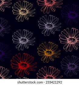 daisy flower pattern