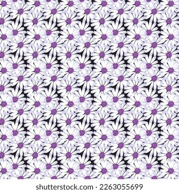 Patrón de flores de margarita. Fondo del patrón floral bonito