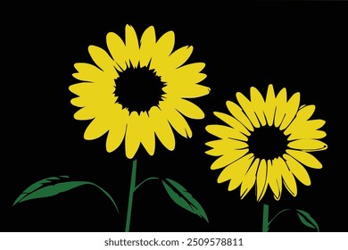 Daisy Flower - Spring summer flower artwork, flower design