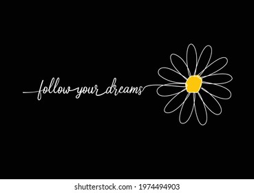 daisy flower vector art design 