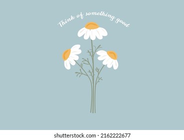 daisy flower vector art design