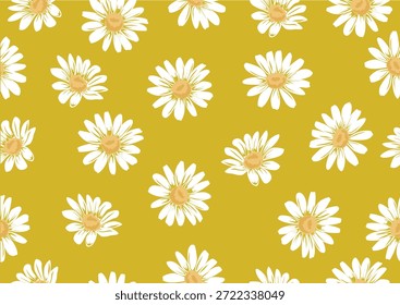 Diseño de Vector de flor de margarita dibujado a mano
