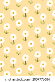 Daisy flower vector floral background.Eps10 vector.