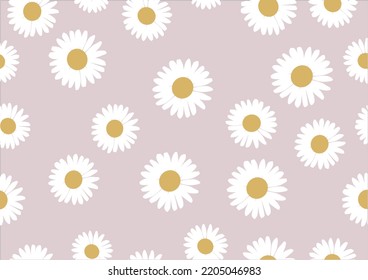 daisy flower vector hand drawn