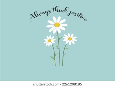 daisy flower vector hand drawn