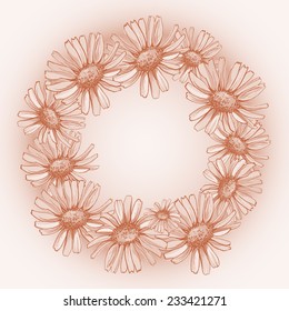 daisy flower wreath