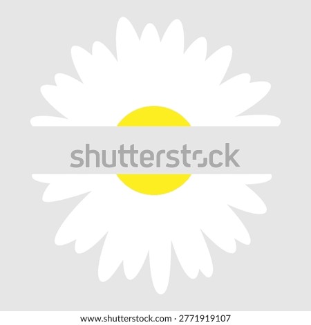 Daisy flowers icon vector. Daisy Illustration sign. Chamomile symbol. flowers logo.