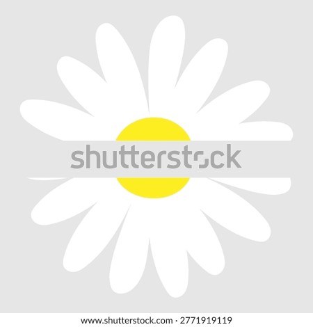 Daisy flowers icon vector. Daisy Illustration sign. Chamomile symbol. flowers logo.