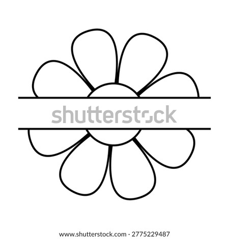 Daisy flowers icon vector. Daisy Illustration sign. Chamomile symbol. flowers logo.