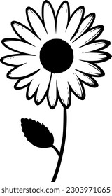 Daisy - High Quality Vector Logo - Vector illustration ideal for T-shirt graphic