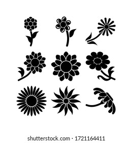 daisy icon or logo isolated sign symbol vector illustration - Collection of high quality black style vector icons
