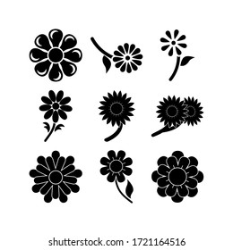 daisy icon or logo isolated sign symbol vector illustration - Collection of high quality black style vector icons
