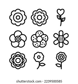 daisy icon or logo isolated sign symbol vector illustration - Collection of high quality black style vector icons
