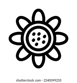 daisy icon or logo isolated sign symbol vector illustration - high quality black style vector icons
