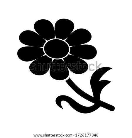 daisy icon or logo isolated sign symbol vector illustration - high quality black style vector icons
