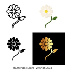 Daisy Icon, Perfect for projects related to nature, joy, and new beginnings, the daisy icon symbolizes purity, simplicity, and the playful spirit of the season.