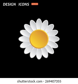 daisy. icon. vector design