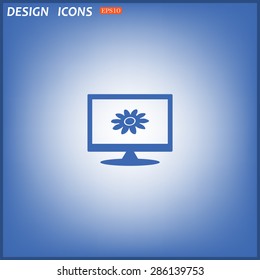 daisy. icon. vector design
