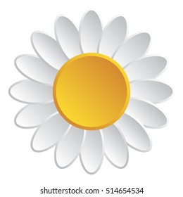 Daisy. Icon. Vector Design