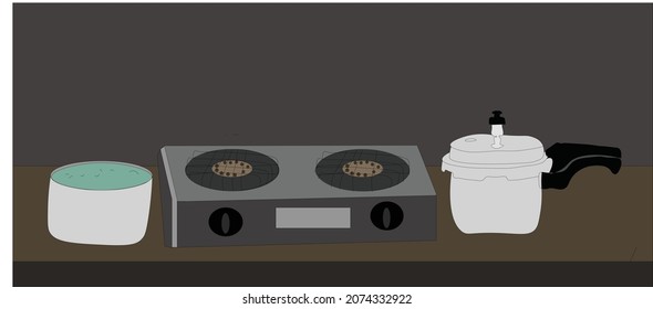 Daisy Kitchen stove and cooker
