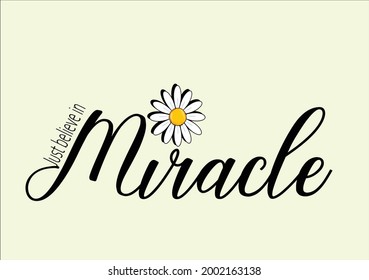 daisy lettering vector art design 