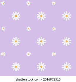 Daisy Pastel seamless pattern.Design for digital background ,wallpaper, scrapbooking, birthday party decorations,invitations card , printing labels, greeting cards. or more