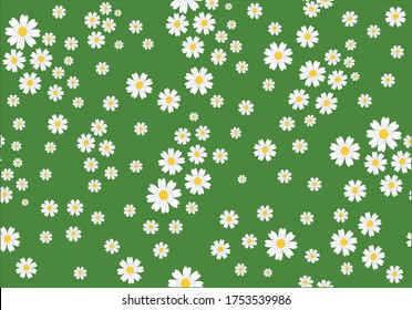 daisy pattern design hand drawn ditsy flower  vector fabric towel design pattern summer print  ditsy flower 
stationery,towel,linens,funny happy seamless pattern print