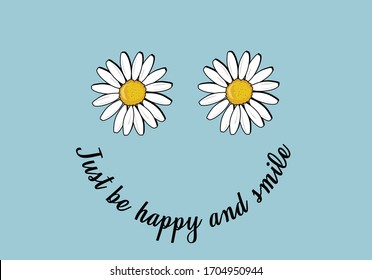 daisy positive quote flower design daisy positive quote flower design flower hand drawn vector design
always take the scenic route quote adventure  with blue background