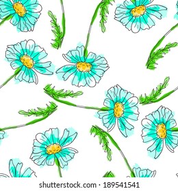 Daisy Seamless Pattern