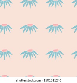 Daisy seamless repeat pattern print for wallpaper, decor, background, pillows, curtains, phone cases.