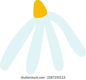 Daisy Spring Flower Head Vector Illustration