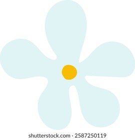 Daisy Spring Flower Head Vector Illustration