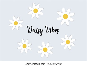 daisy vector art design hand drawn