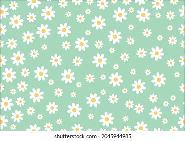 daisy vector art hand drawn design 